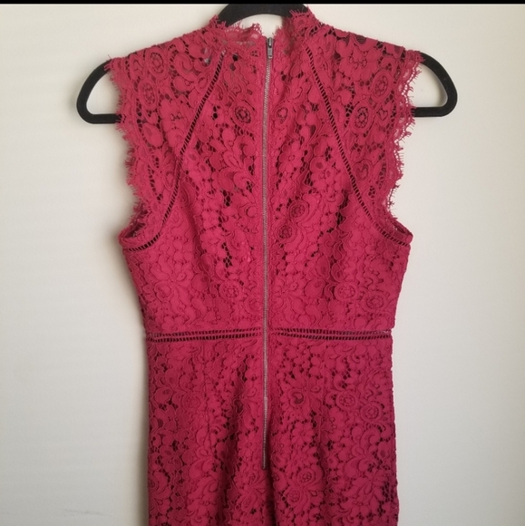 OFFERS WELCOME Bardot Lace Panel Dress - Picture 5 of 6